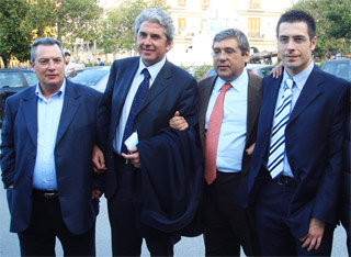 Tanino Calderone, Antonello Antinori, Toto' Cuffaro, Nino Calderone